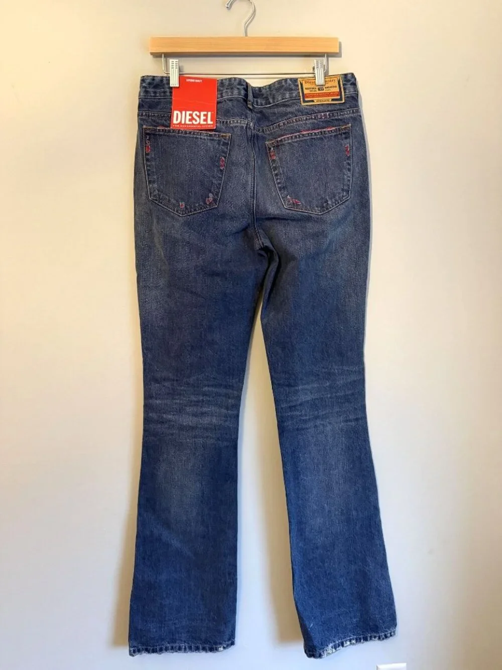 NWT Diesel Women's Blue Denim Jean s1969 D-Ebbey Bootcup Size 32 $375 [jb] - Picture 5 of 10